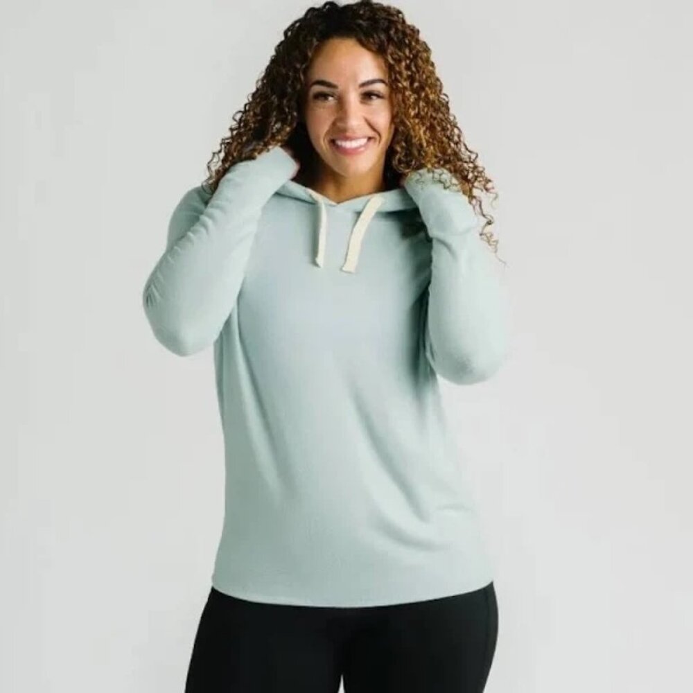 Zyia Soft Blue Boyfriend Hoodie XS